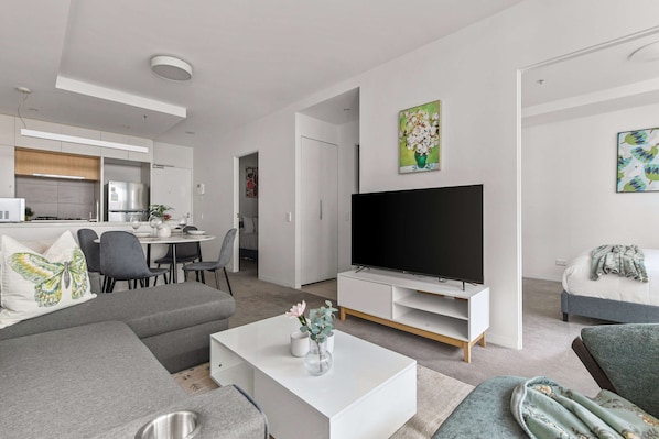 A tastefully furnished living area.