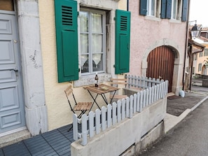 Wand, Tür, Verbundwerkstoff, Eisen, Beton, Farbe, Home Door, Balkon, Zimmerpflanze, Blumentopf