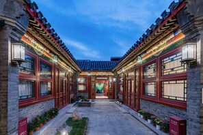 Courtyard of the hotel
