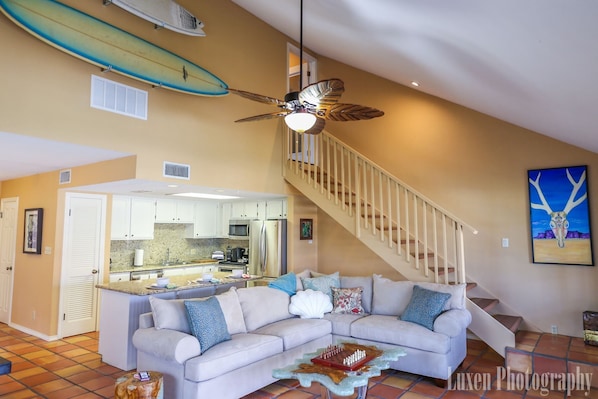 Large, spacious living room