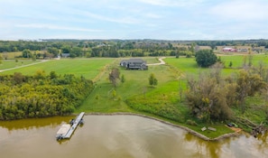Luxury lake home on 5 acres of land.