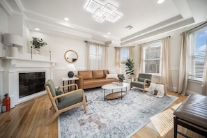 Middle level- Gather with your group and have a great time in the living room