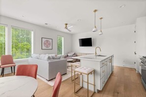 Kitchen Island and Dining