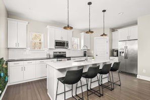 Kitchen and Island