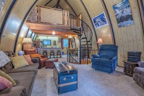 Living Area & Kitchen 