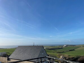 Blick von der Unterkunft