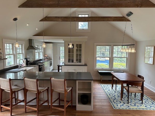 Large great room with kitchen