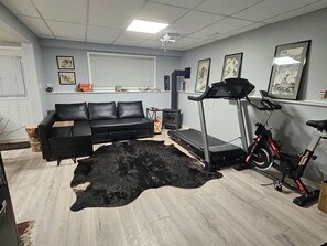 Livingroom w/ Queen size sofa bed