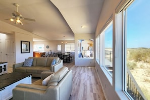 Plenty of room to enjoy the open concept.