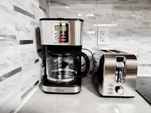 Kaffe och/eller kaffebryggare