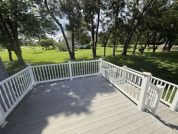 Breathe in the fresh air — the perfect spot for outdoor dining, reading, or simply relaxing.