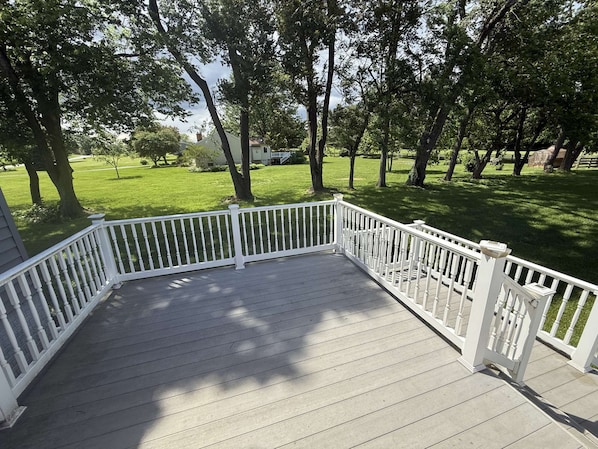 Breathe in the fresh air — the perfect spot for outdoor dining, reading, or simply relaxing.