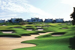 Wide, rolling fairways and large green complexes designed by Watson (All booking arrangements and related costs are the responsibility of the guest)