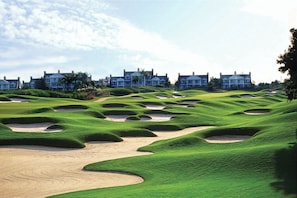 Wide, rolling fairways and large green complexes designed by Watson (All booking arrangements and related costs are the responsibility of the guest)