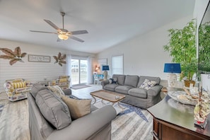 Living room in the main house
