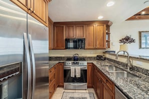Prepare your favorite meals in the full kitchen