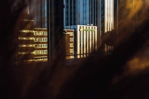 Blick von der Unterkunft
