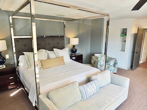 Sleep soundly on lush bedding in each room