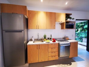 Kitchen with all the basics