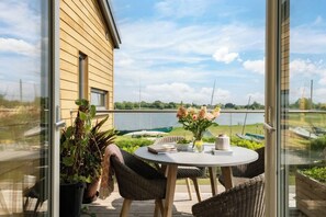 Step out with your morning coffee and let the lake set the tone for the day.