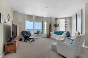 living room with gulf views