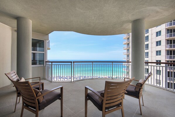 gulf front balcony