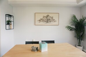 Dining area w/ a view
