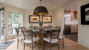 Dining area with outdoor patio access