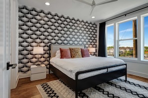 *Expansive primary suite is well appointed with a king size bed, luxurious linens, SmartTV, large walk-in closet, and plenty of space to stretch out and settle in to this Music City Dream Home.