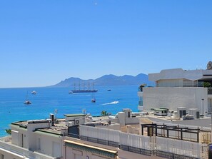 Blick von der Unterkunft