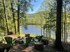Fire Pit overlooking the River