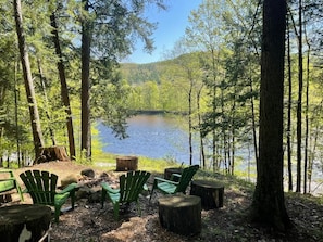Fire Pit overlooking the River