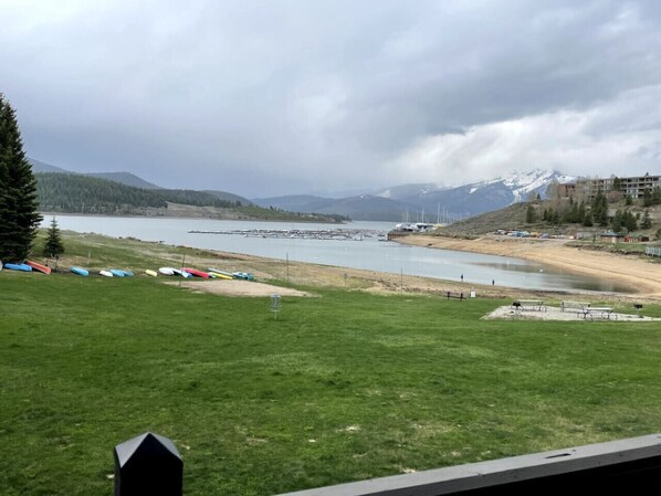 Utsikt mot havet/stranden