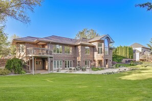 Exterior | Furnished Deck & Patio | Spacious Backyard