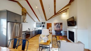 High-end appliances through the kitchen