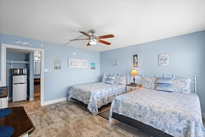 Double queen beds