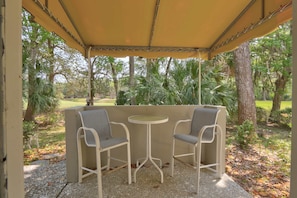 Enjoy the fresh air on the patio