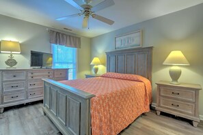 Sleep soundly on lush bedding in each room 