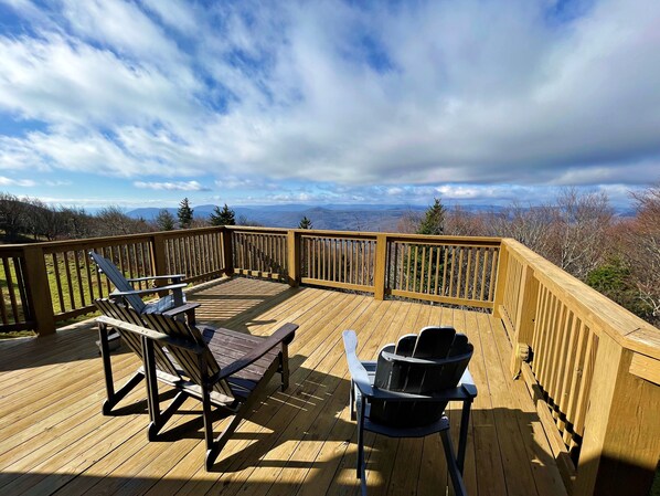 Beautiful views from private deck