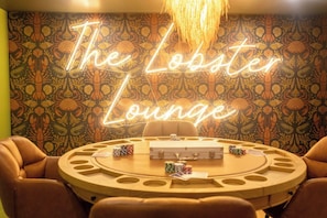 Lobster Lounge with Poker Table