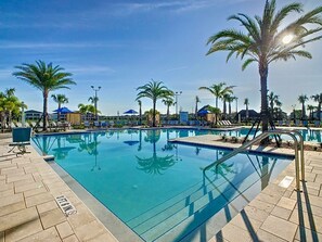 Relax and unwind in this stunning resort pool oasis!