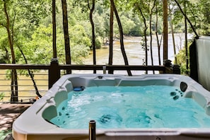Soak Your Worries Away In The Hot Tub