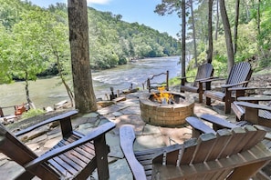 Riverside Firepit Area. The Perfect Area For Families