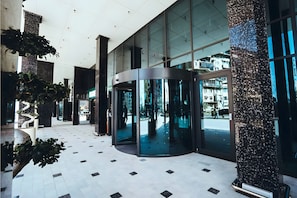 Overnatningsstedets facade