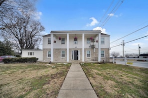 Exterior: A charming, well-maintained building with a welcoming entrance.