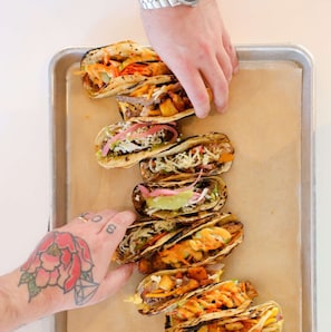 Start your day with tacos and coffee at Morningbird’s walk-up counter.