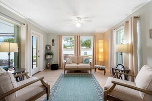 Open concept living room awaits your stay!