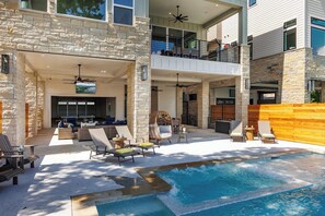 Spill Over Hot Tub