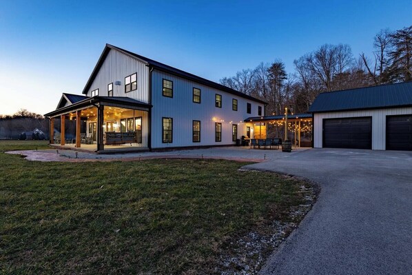 Modern Barndominium | 4BR · 2.5BA · 3,200 Sq Ft + 1,200 Sq Ft Game Room | Nestled on Nearly 2 Acres, Packed with Fun for All Ages!