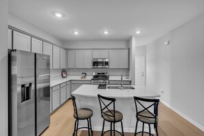 Indoors, Floor, Flooring, Kitchen, Architecture